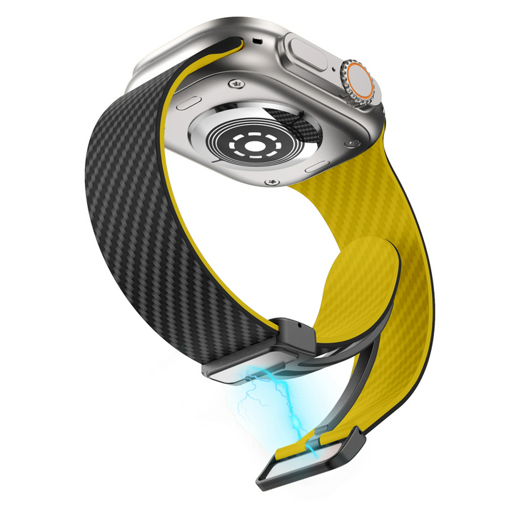 FuryBand -  Curea Fury din fibră de carbon pentru Ceas Apple