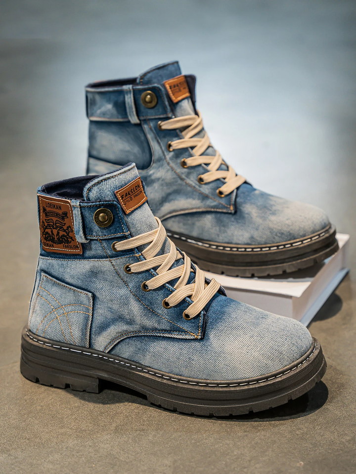 Otero - Cizme Elegante Din Denim
