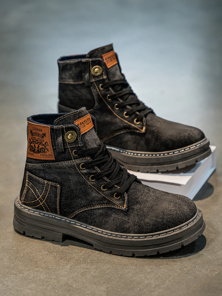 Otero - Cizme Elegante Din Denim