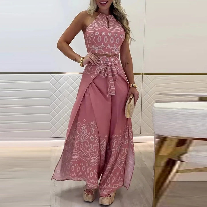 Gulshat - Set Elegant De Pantaloni Cu Model