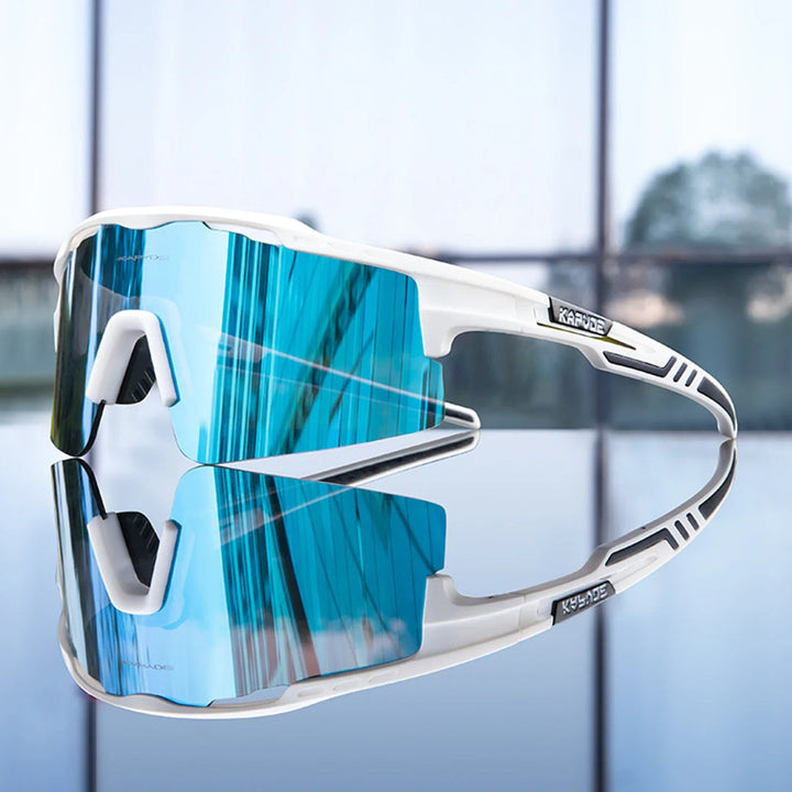Aerovex - Mirrored Wraparound Cycling Sunglasses