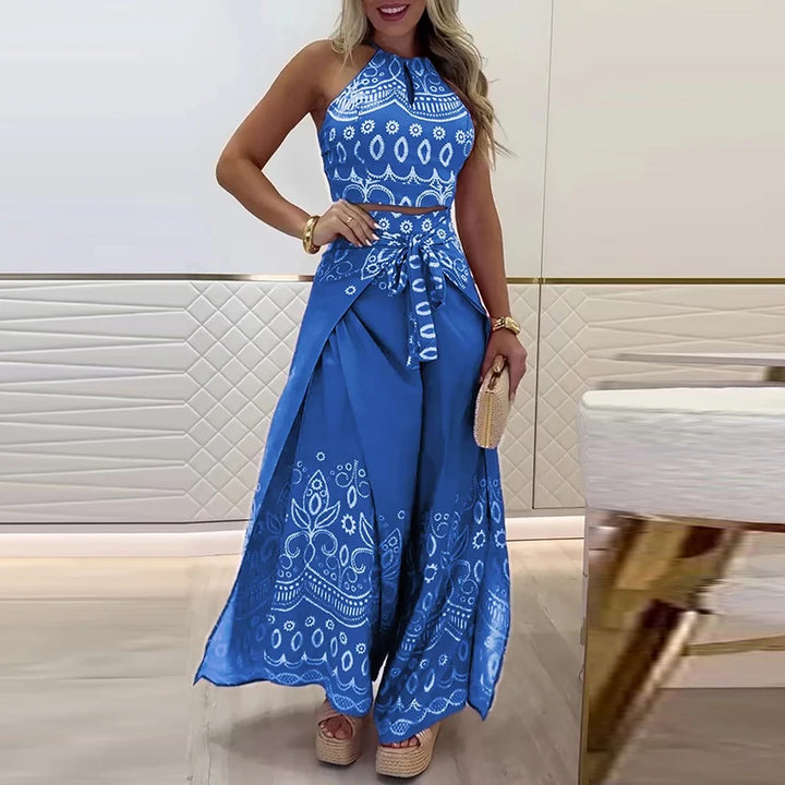 Gulshat - Set Elegant De Pantaloni Cu Model