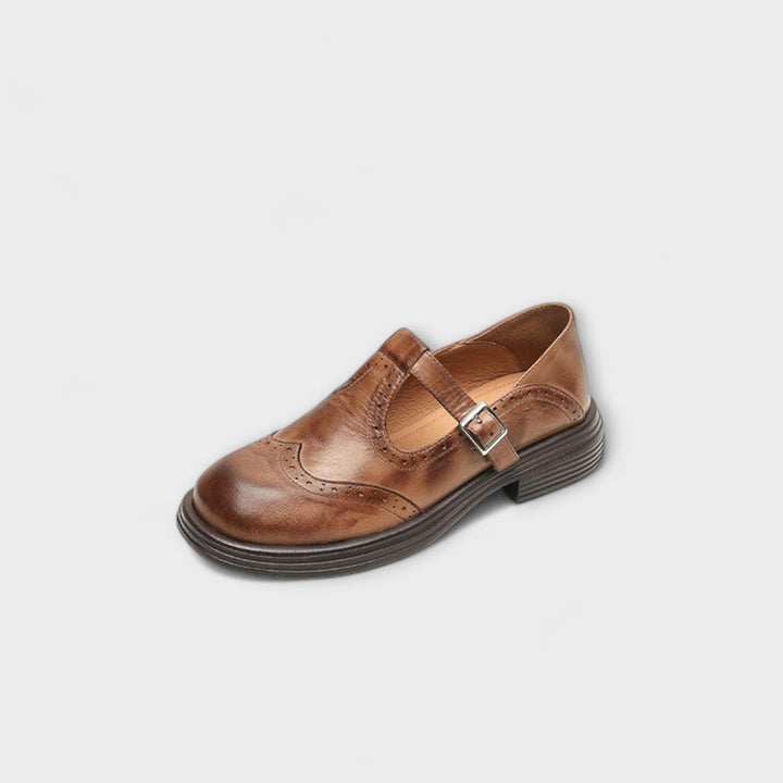 Janine - Pantofi Mary Jane din piele