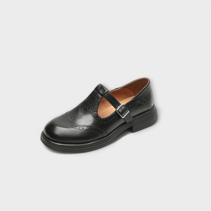 Janine - Pantofi Mary Jane din piele