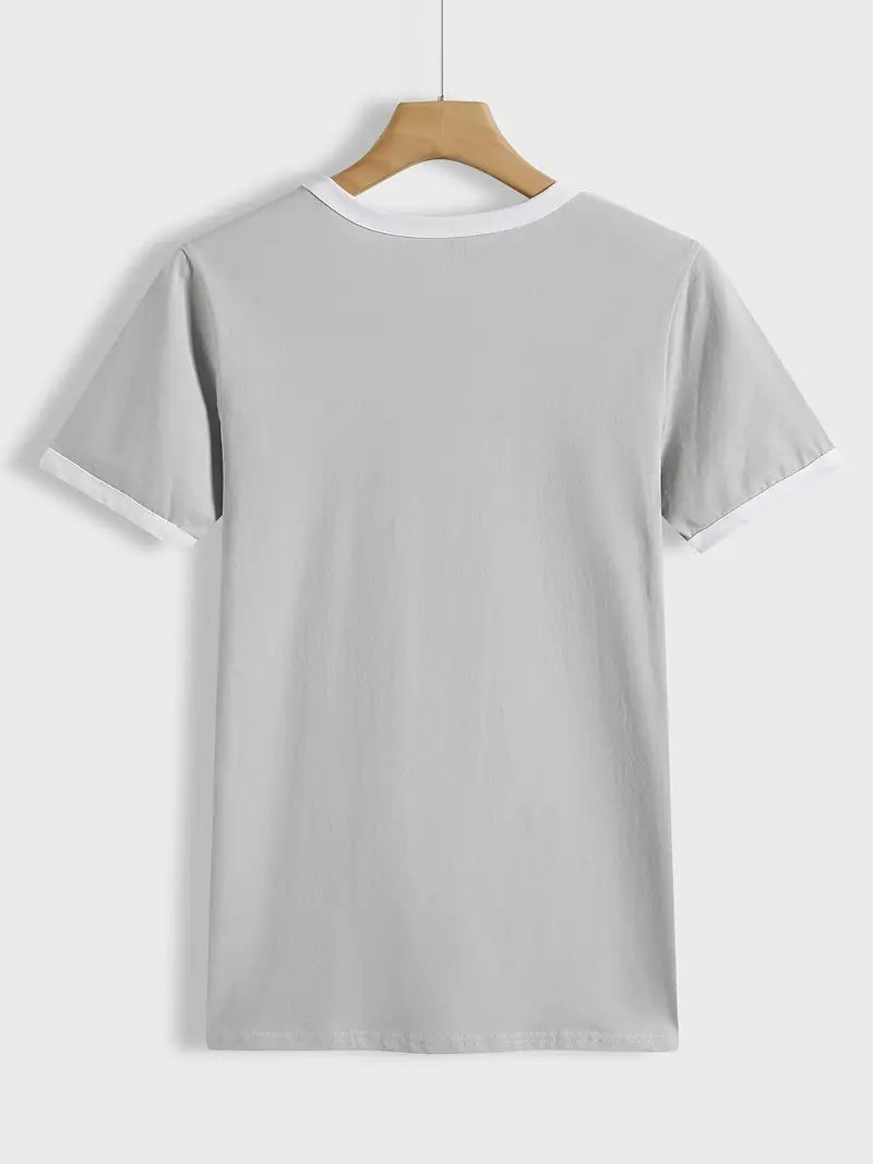 Kisara - Tricou Casual Cu Mâneci Scurte