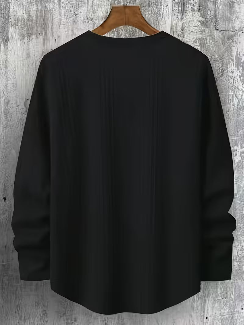 Pauleta - Hanorac Casual Cu Mâneci Lungi și Guler Rotund