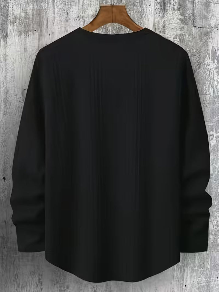 Pauleta - Hanorac Casual Cu Mâneci Lungi și Guler Rotund