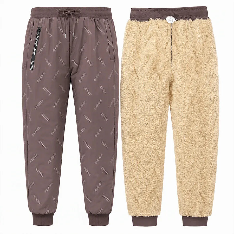 Kervina – Pantaloni Sport Cu Croială Lejeră Și Căptușeală Din Sherpa