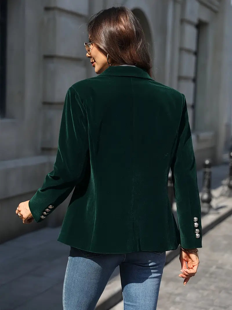 Elīna - Blazer Elegant Din Catifea
