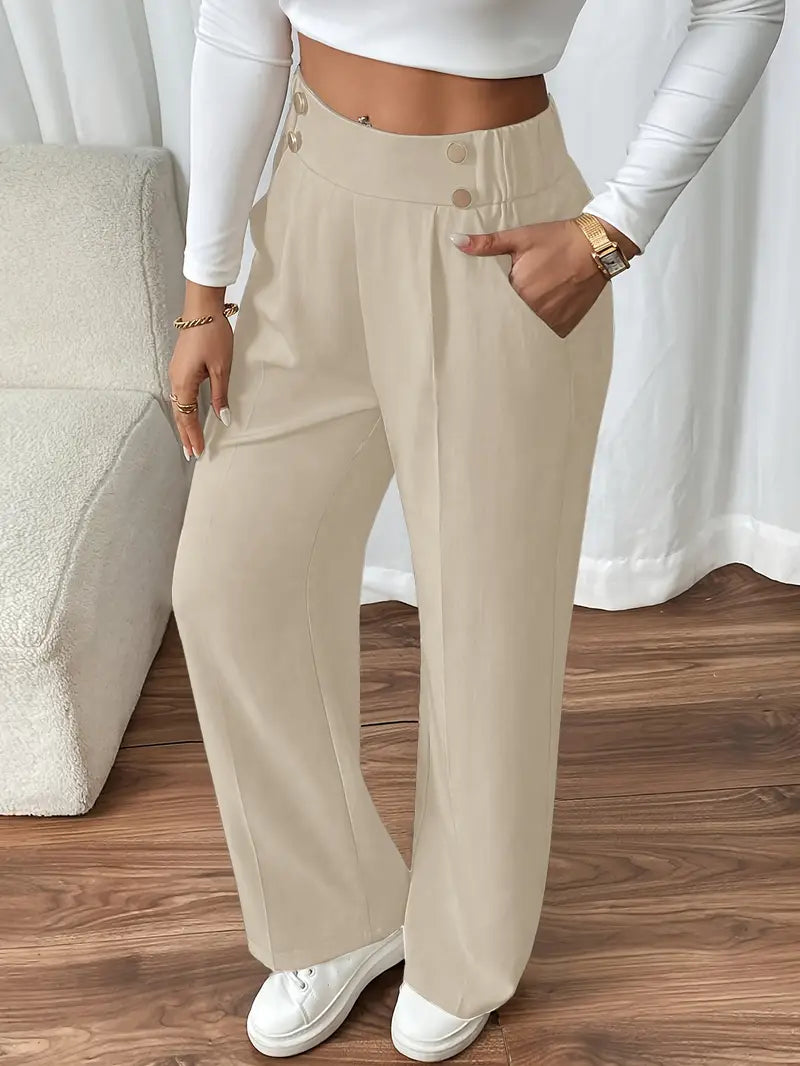Orvella - Pantaloni Confortabili Largi Cu Buzunare