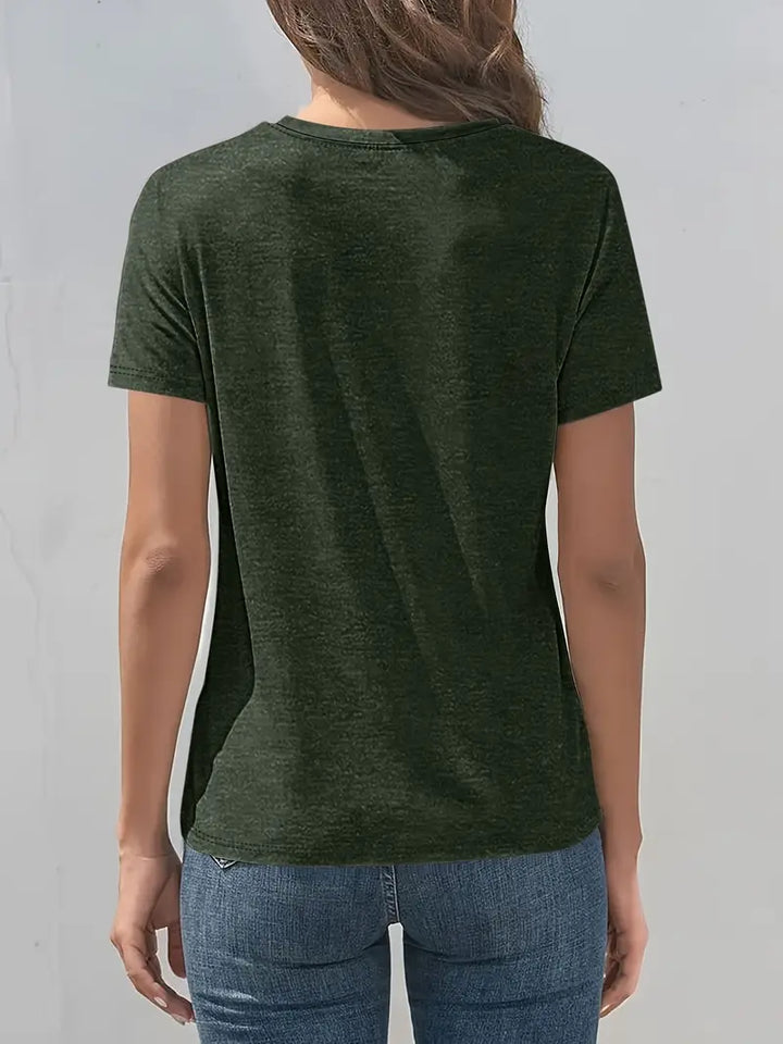 Vitaliya - Tricou Cu Mâneci Scurte Stil Cazual