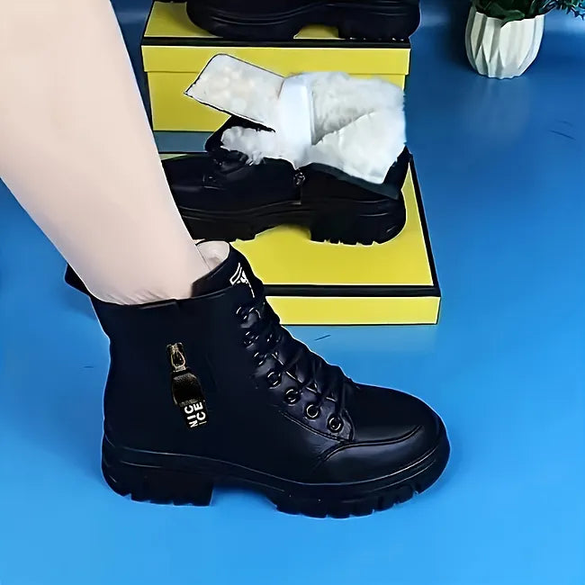 Elanor - Warm Leather Winter Boot