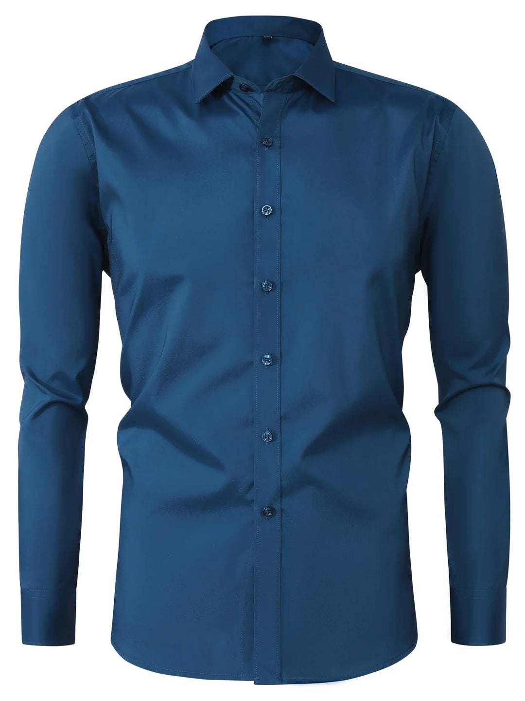 Byron - Cămașă Elegantă Cu Mâneci Lungi și Nasturi