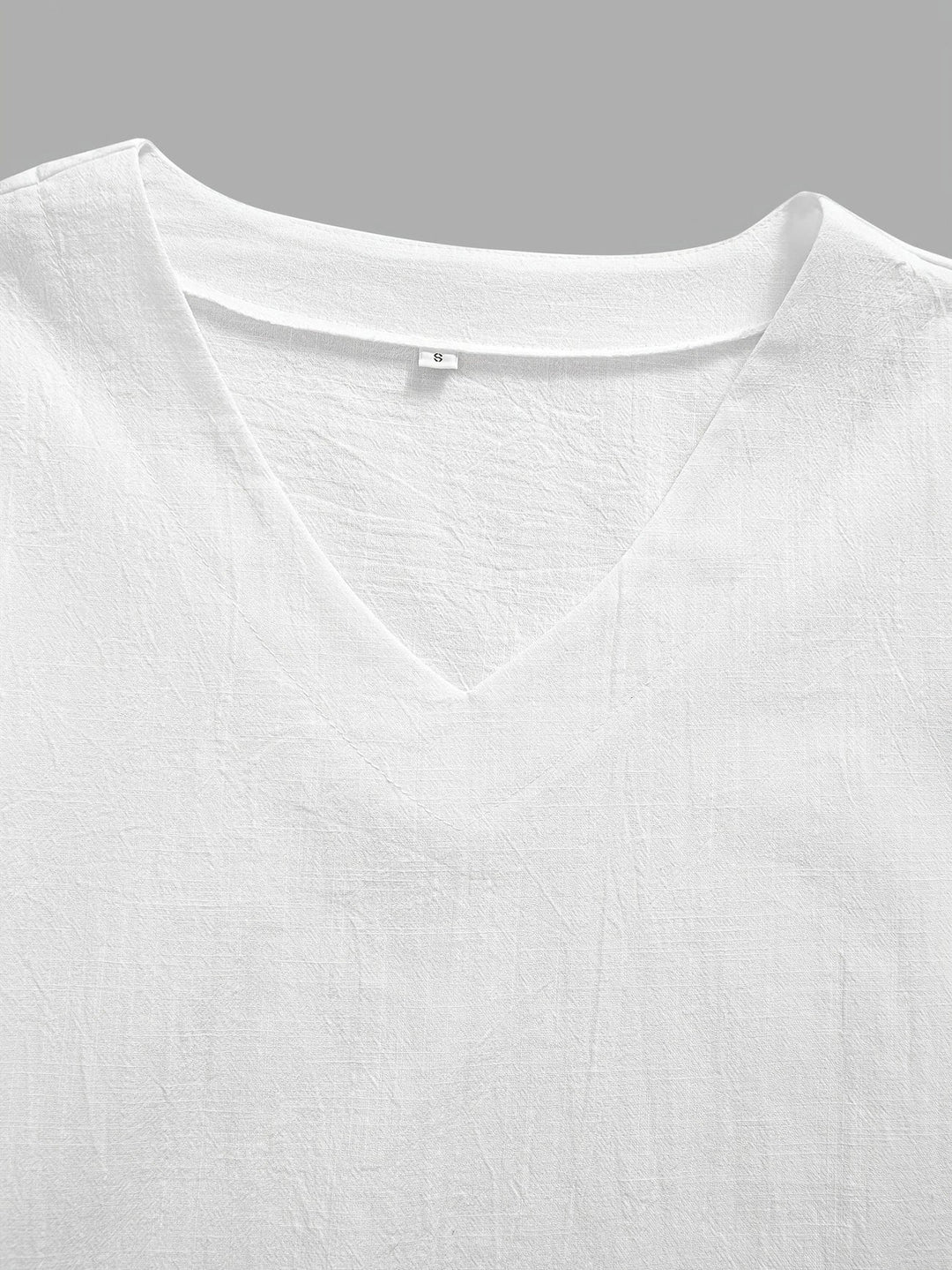 Mattea - Top Casual Lejer Cu Decolteu în V