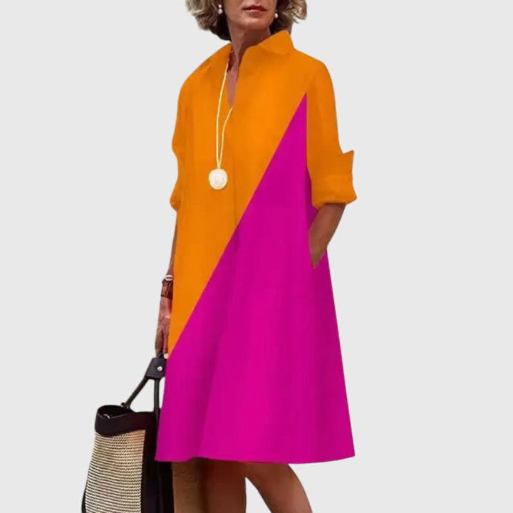 Oshadi - Rochie Mini Elegantă cu Buzunar