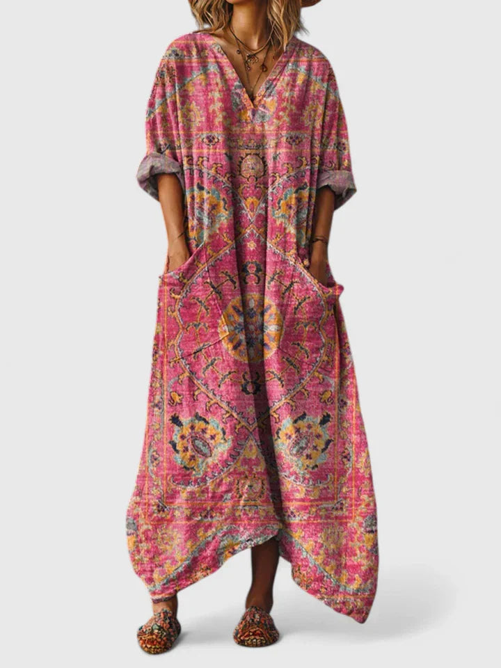 Chathumi - Rochie Elegantă cu Imprimeu