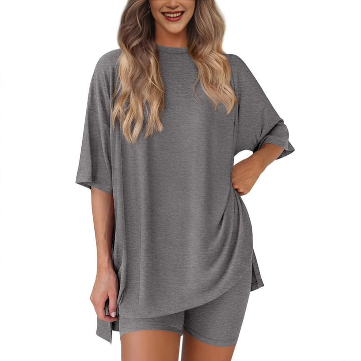 Rikke - Mâneci Scurte Două Piese Set