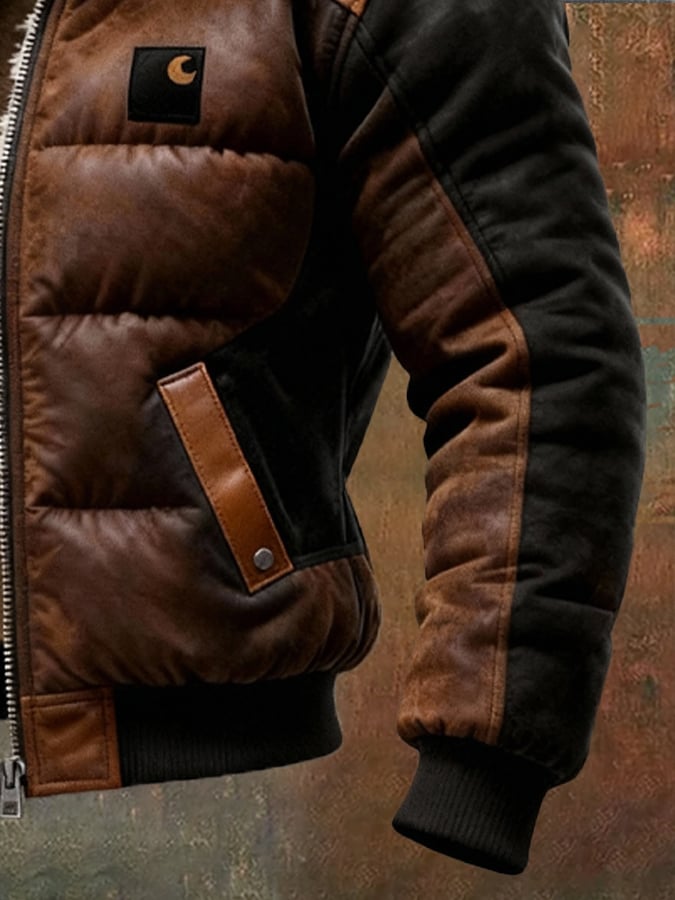 Patrik - Jacheta Căptușită Cu Guler Dublu Strat