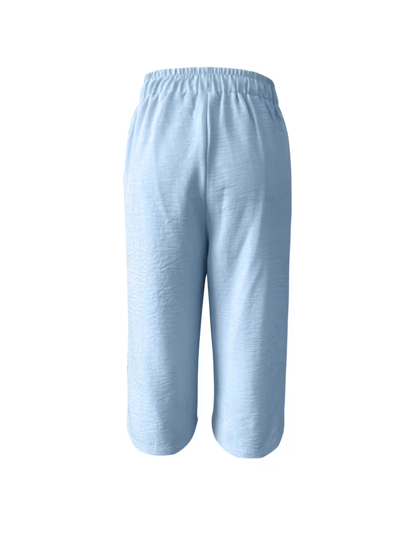 Arnisa - Pantaloni Confortabili De Vară Cu Buzunare Laterale Din Dantelă