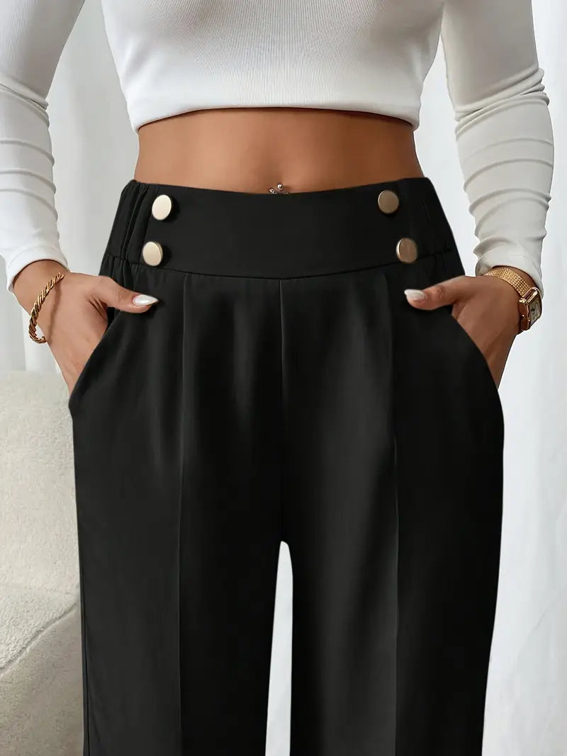 Orvella - Pantaloni Confortabili Largi Cu Buzunare