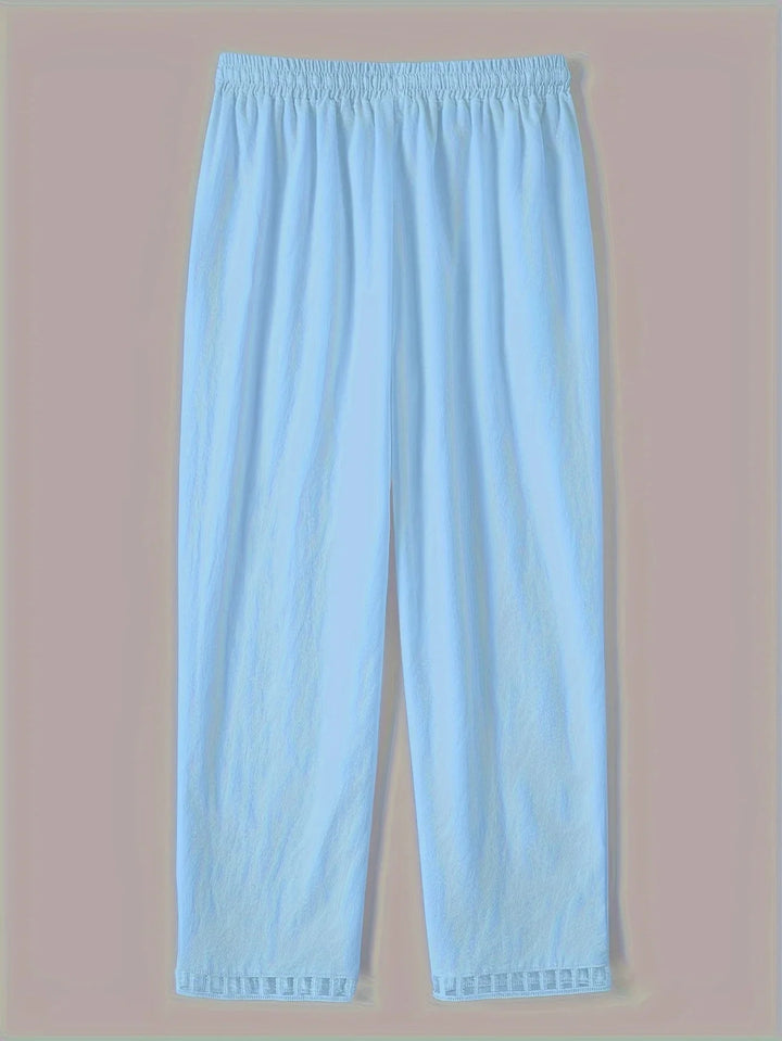 Tracey - Contrastul Trim Pantaloni Tăiați