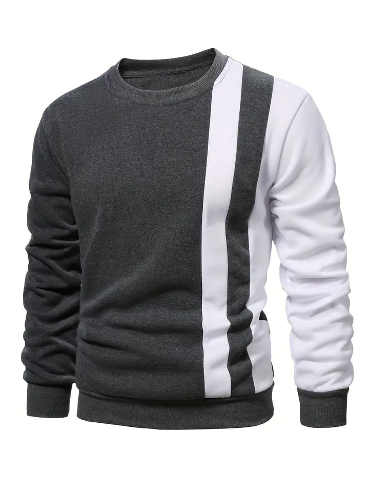 Blaine - Hanorac Elegant Cu Dungi Contrastante