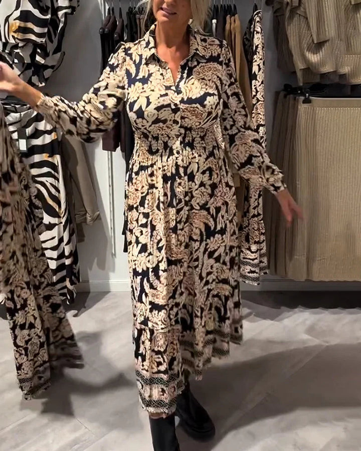 Merle - Rochie La Modă Cu Imprimeu