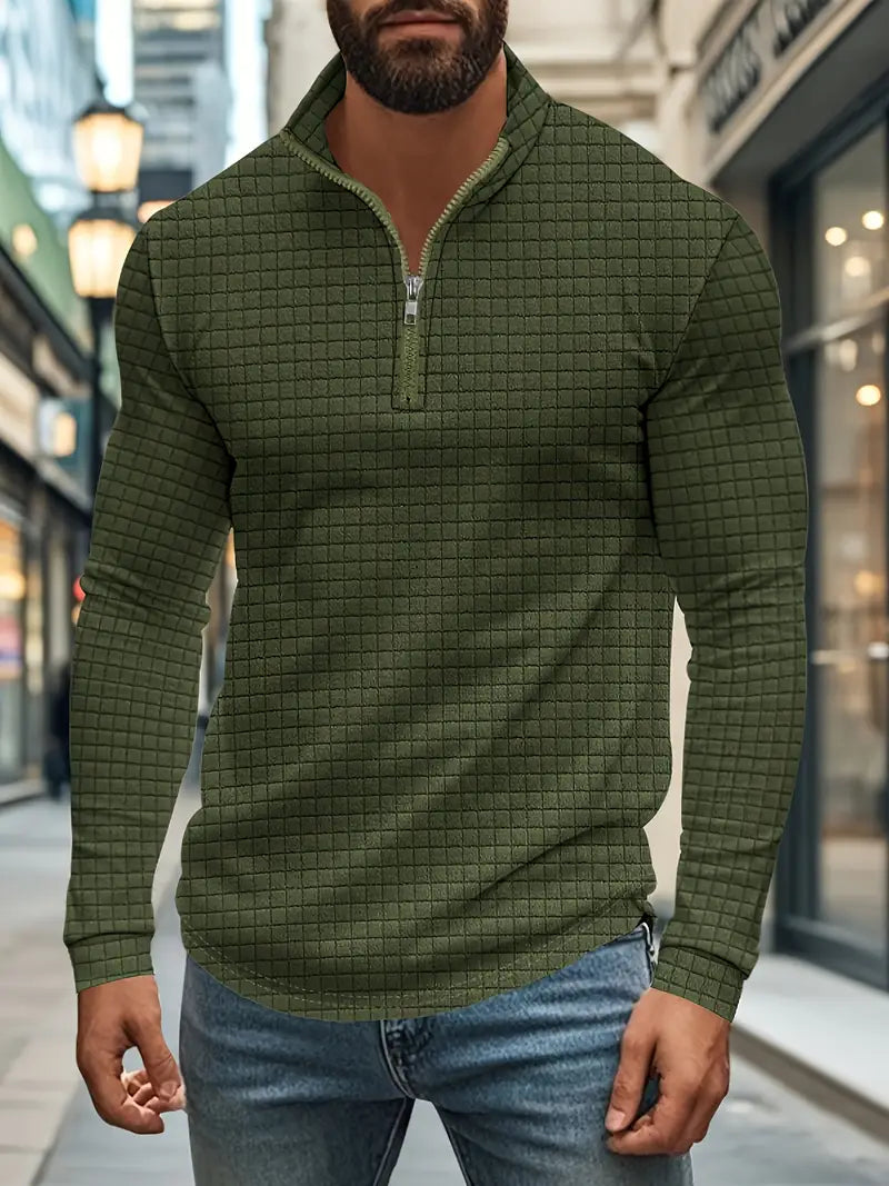 Jarryd - Hanorac Cu Mâneci Lungi Si Fermoar Pe Jumătate