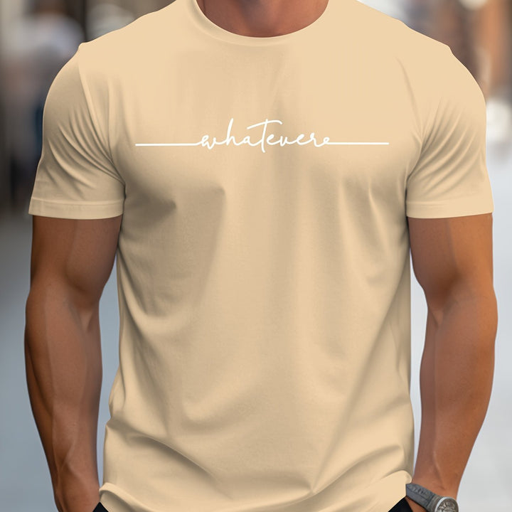 Keenan - Tricou Confortabil Cu Inscripție
