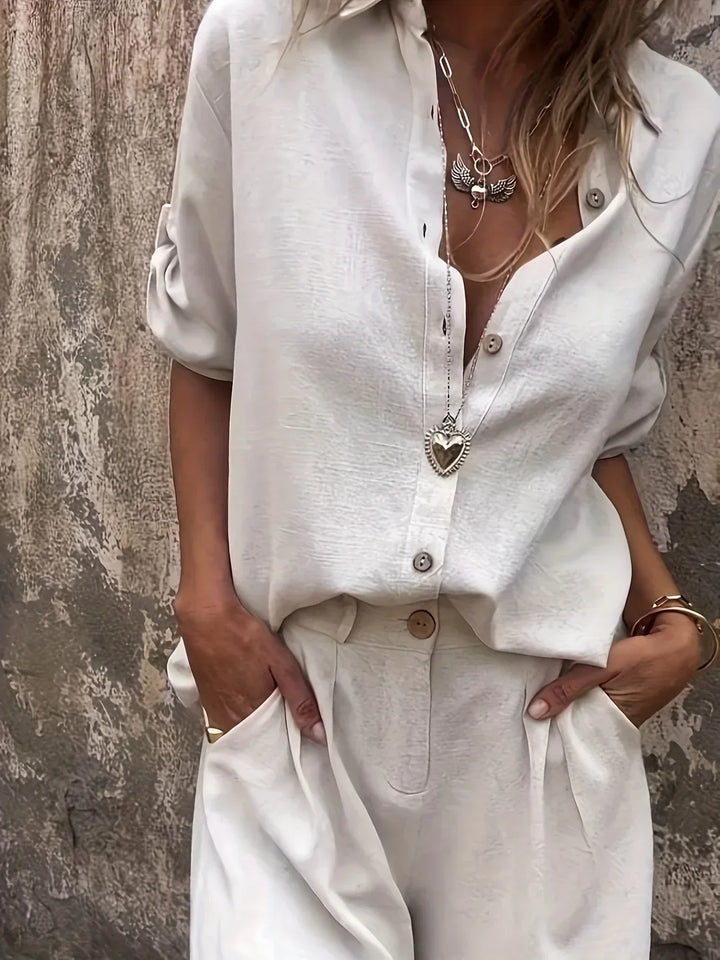 Arampatzi – Set Elegant Din Două Piese Pentru Vară