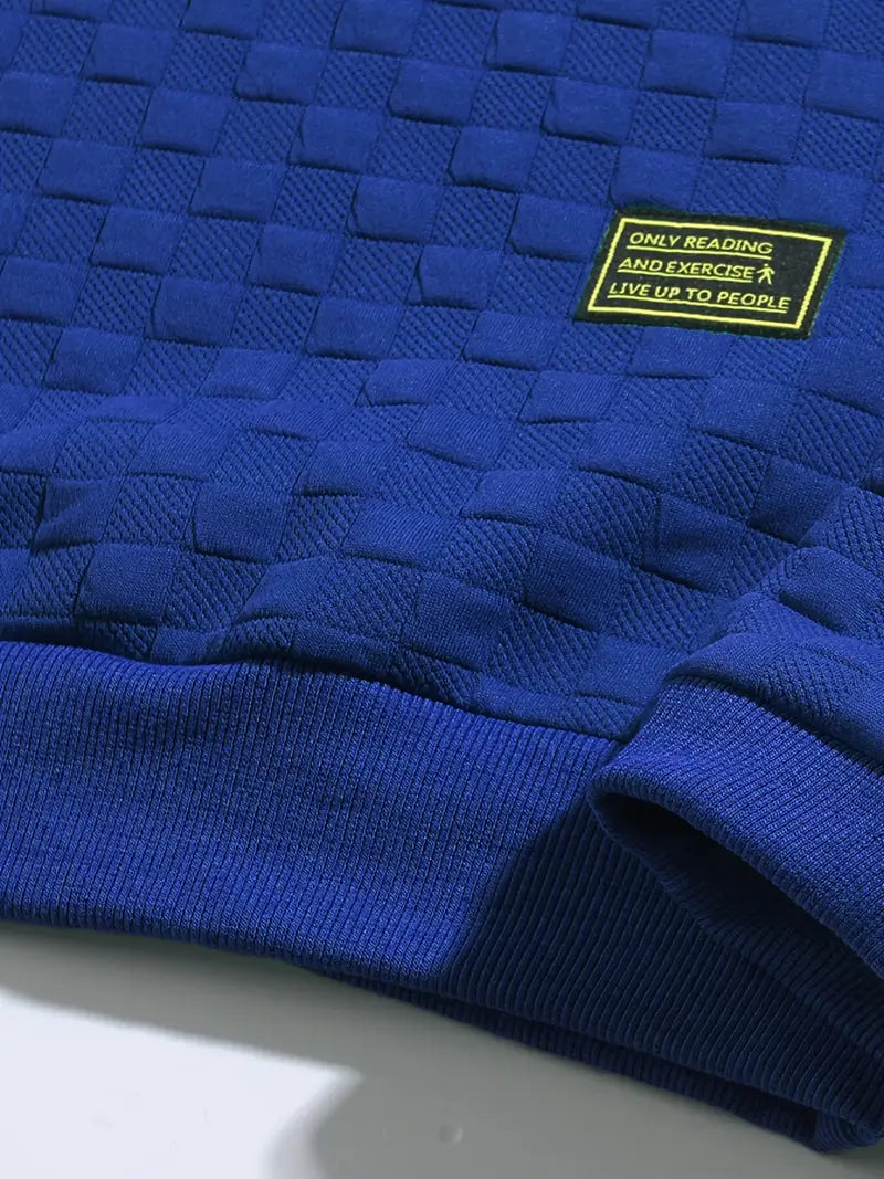 Lister - Pulover Casual cu Mâneci Lungi și Model în Carouri