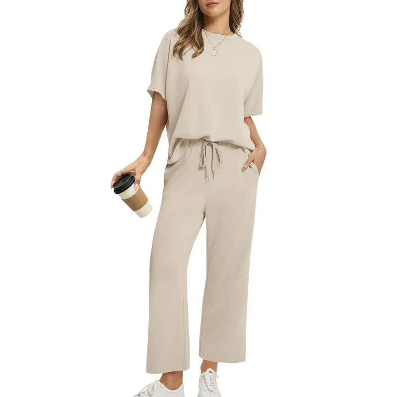 Shirona - Set Casual Format Din Bluză și Pantaloni