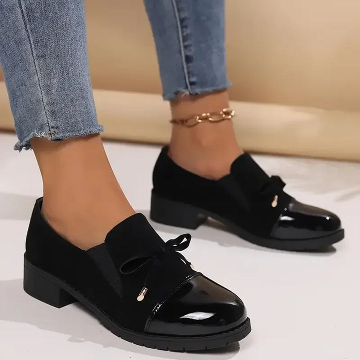 Azahra - Mocasini Eleganți Fără șireturi Cu Fundă