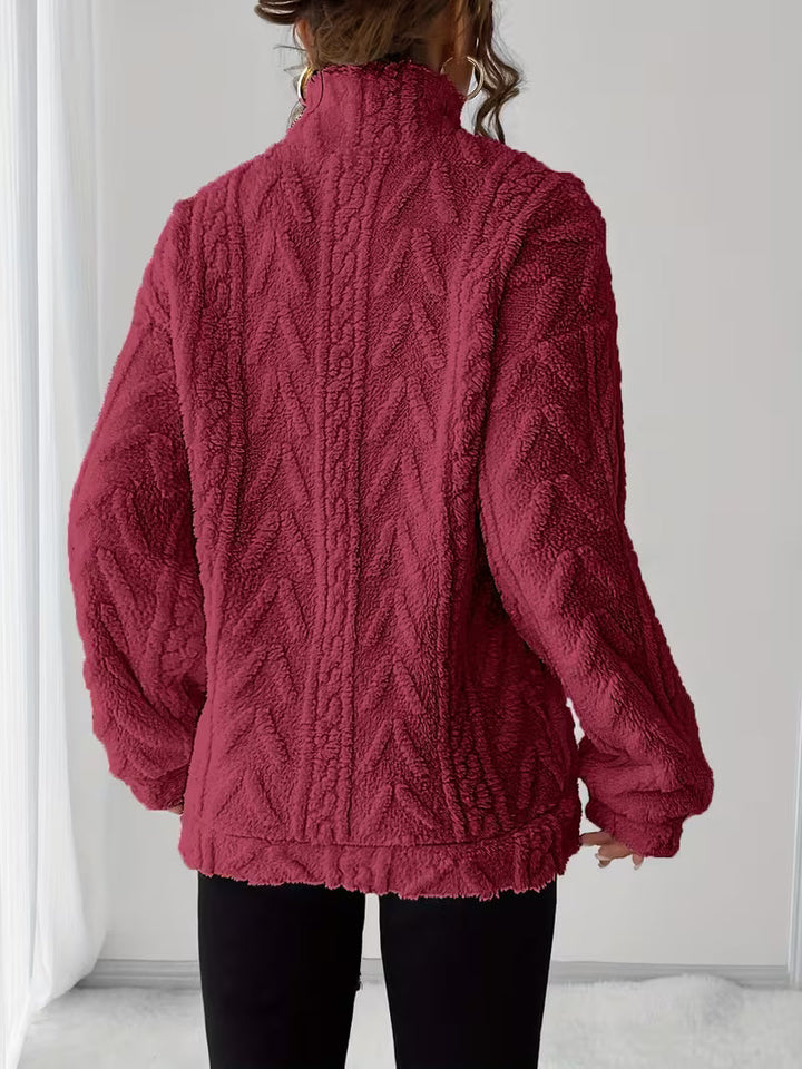 Nessia – Hanorac Versatil Din Fleece, Care Ține De Cald