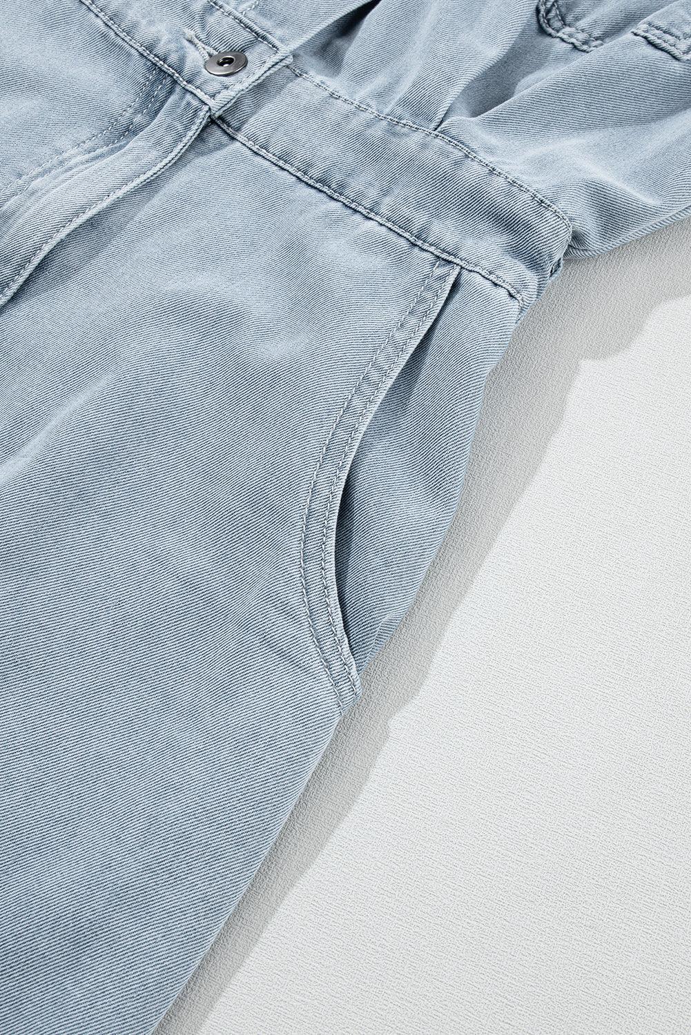 Brygida - Rochie Elegantă Din Denim