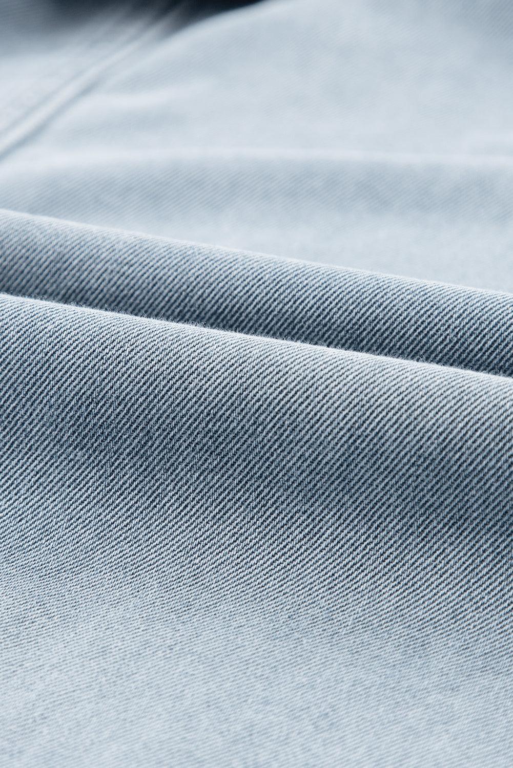 Brygida - Rochie Elegantă Din Denim