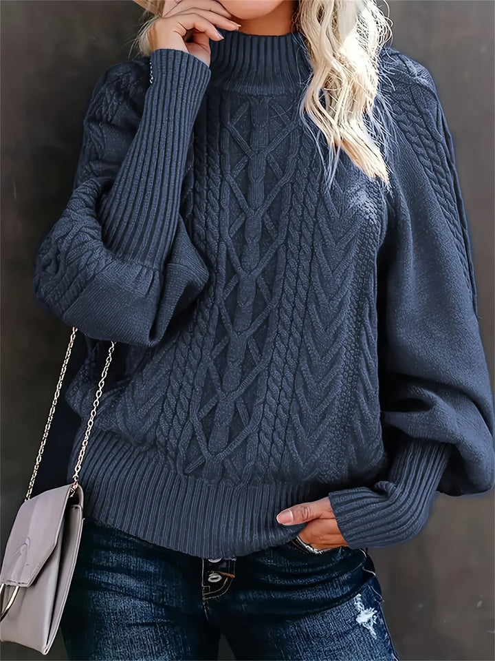 Tinsley - Pulover Casual Cu Mâneci Lungi Din Tricot
