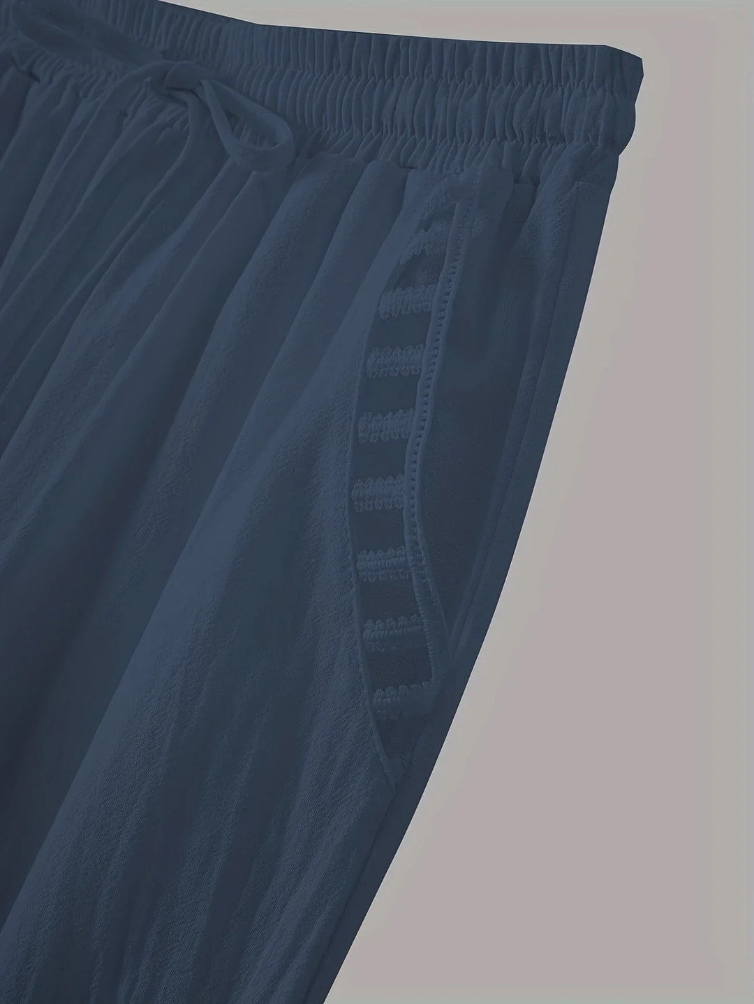 Tracey - Contrastul Trim Pantaloni Tăiați