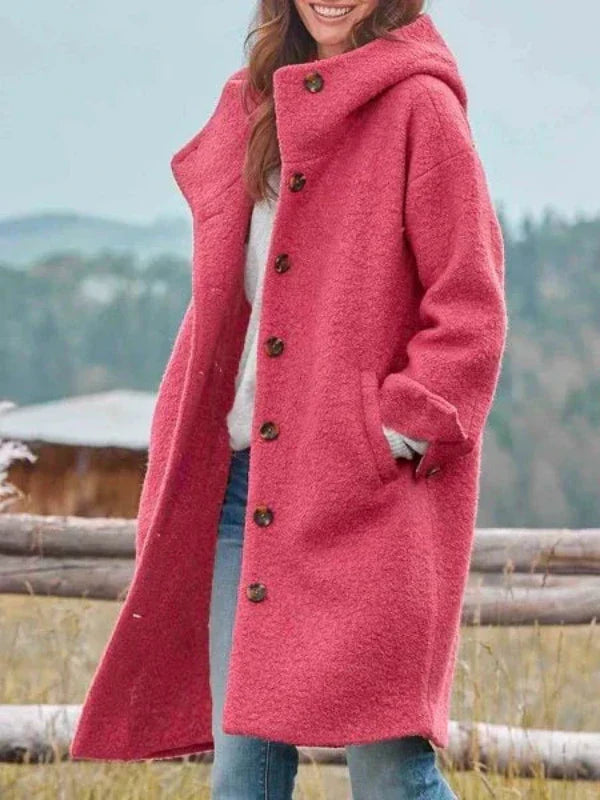 Janushi - Palton Elegant de Iarnă cu Mâneci Lungi