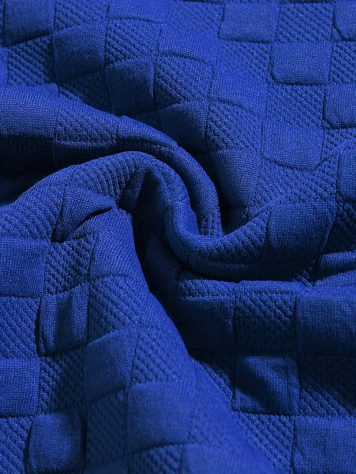 Lister - Pulover Casual cu Mâneci Lungi și Model în Carouri