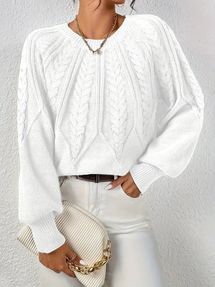 Özden - Pulover Elegant Cu Mâneci Lungi