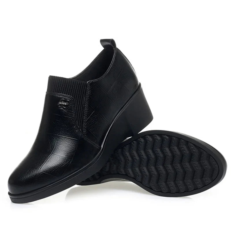 Switolina - Pantofi Cu Toc Din Piele La Modă