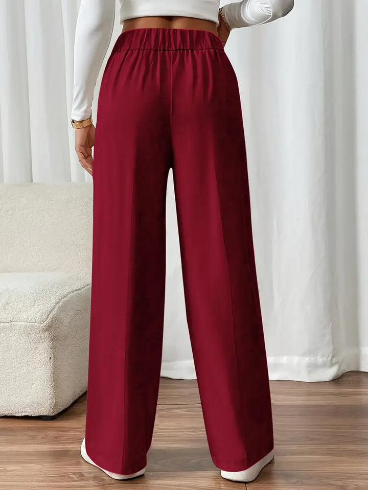 Orvella - Pantaloni Confortabili Largi Cu Buzunare