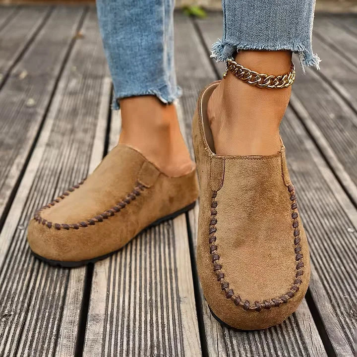Lidja - Pantofi Din Piele Vintage
