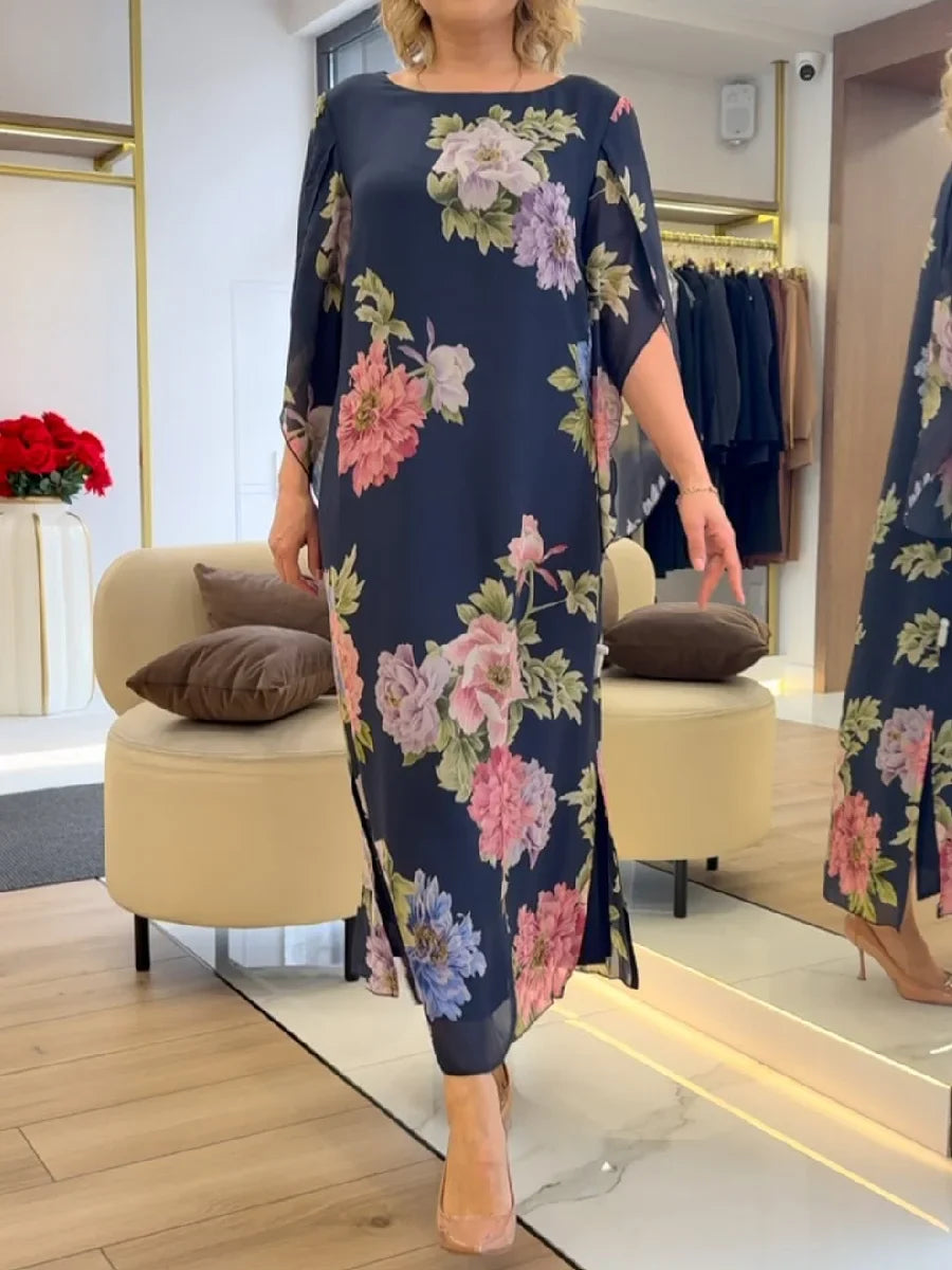 Yael - Rochie Maxi Cu Imprimeu Floral
