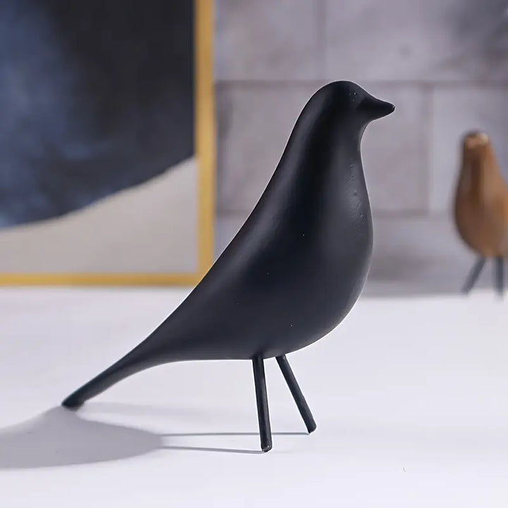 DecoPerch - Setează De Statuete Abstracte Art Deco cu păsări