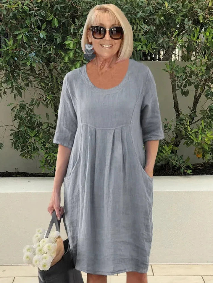 Devyn - Rochie Elegantă Cu Buzunar