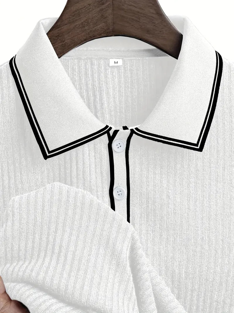 Orestis - Polo Elegante Cu Mâneci Scurte