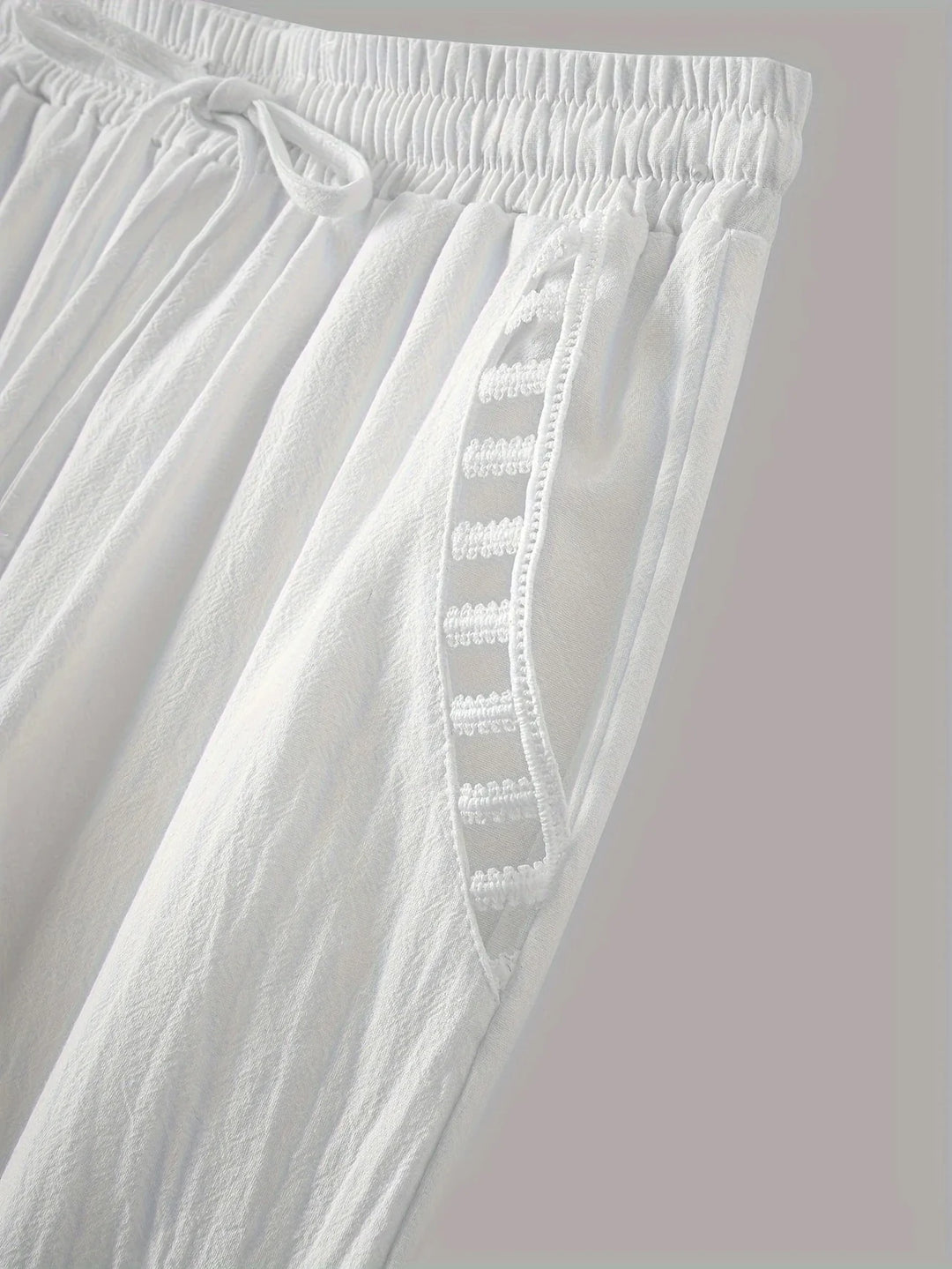Tracey - Contrastul Trim Pantaloni Tăiați