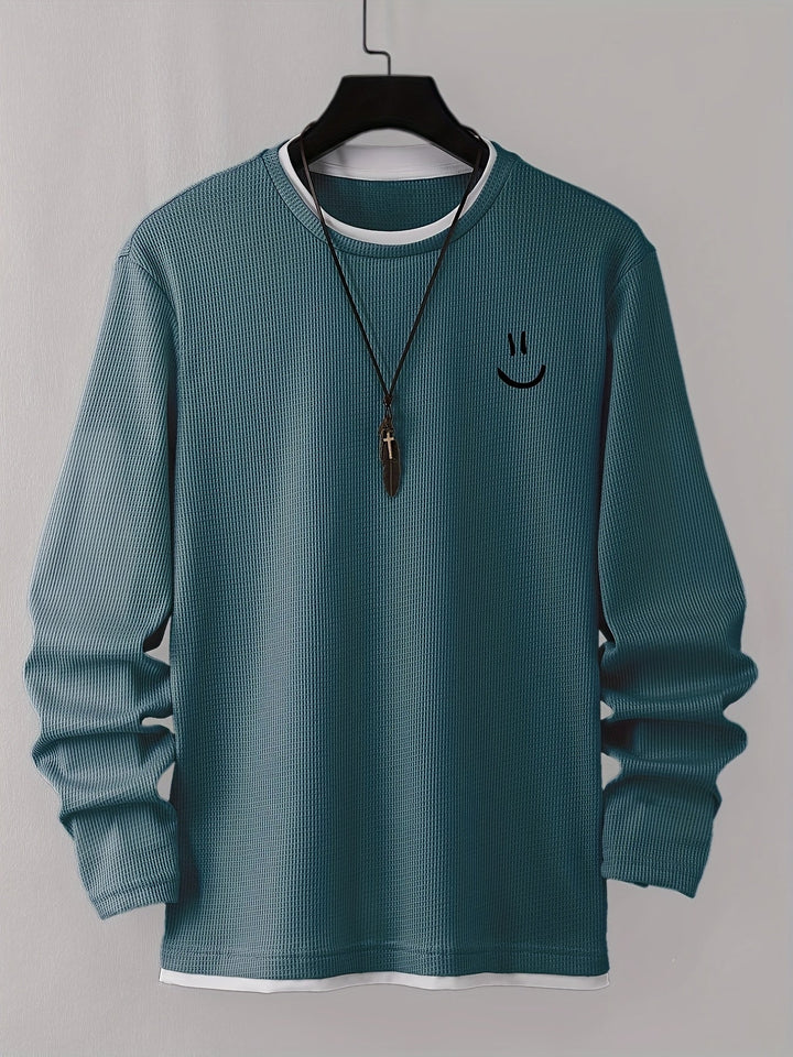 Desmond - Cămașă Cu Mâneci Lungi Si Imprimeu Cu Imprimeu cu față